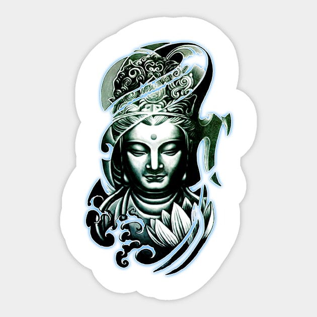 Buddha Style Sticker by HigherSelfSource